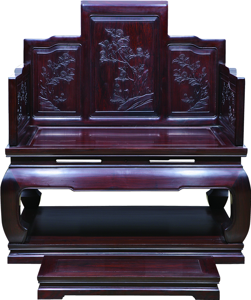 花卉紋寶座