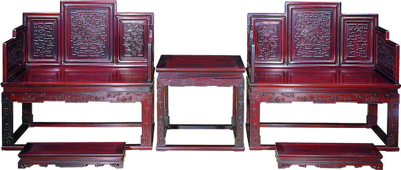 草龍紋寶座帶幾