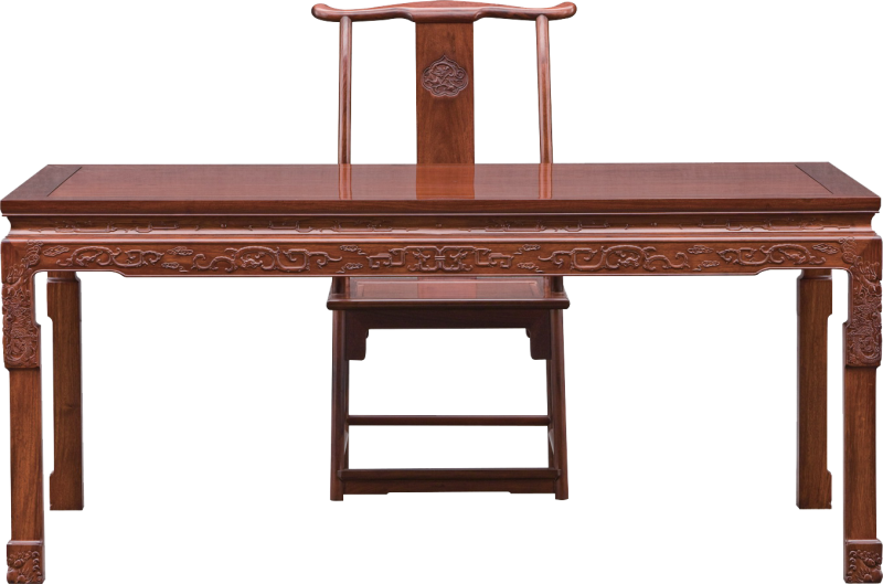 草龍紋畫桌