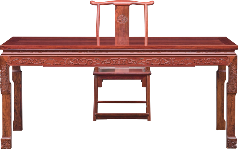 草龍紋畫桌