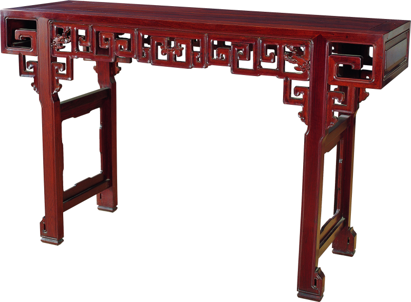 草龍回紋平頭案