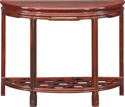 冰裂紋四腳半桌