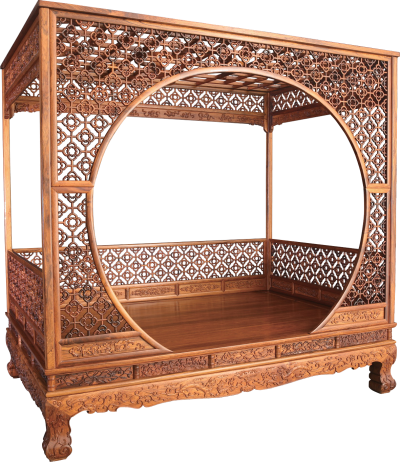 月洞式門罩架子床