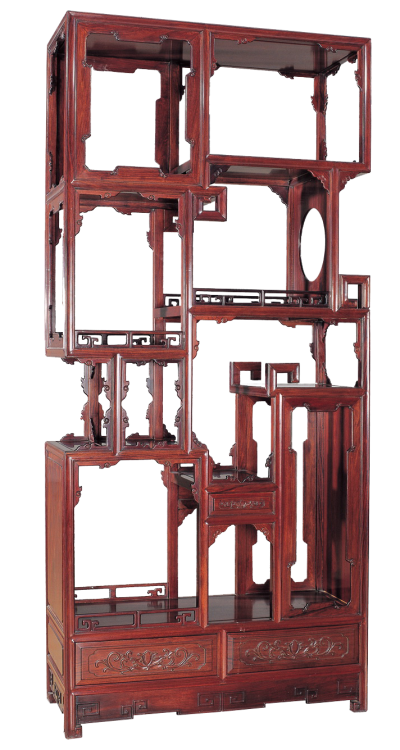 洋花紋博古架（單個）