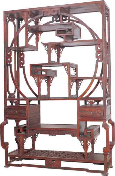 圓洞形博古架（單個）