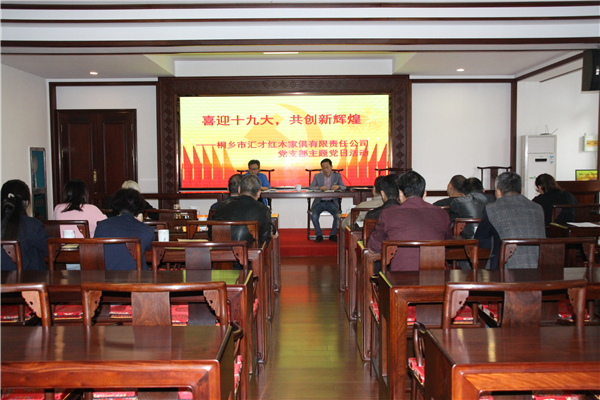 匯才黨建 | 喜迎十九大   共創(chuàng)新輝煌——黨支部主題黨日活動