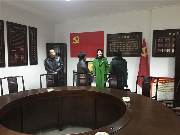 全市兩新組織專職黨建工作指導(dǎo)員蒞臨匯才紅木參觀調(diào)研