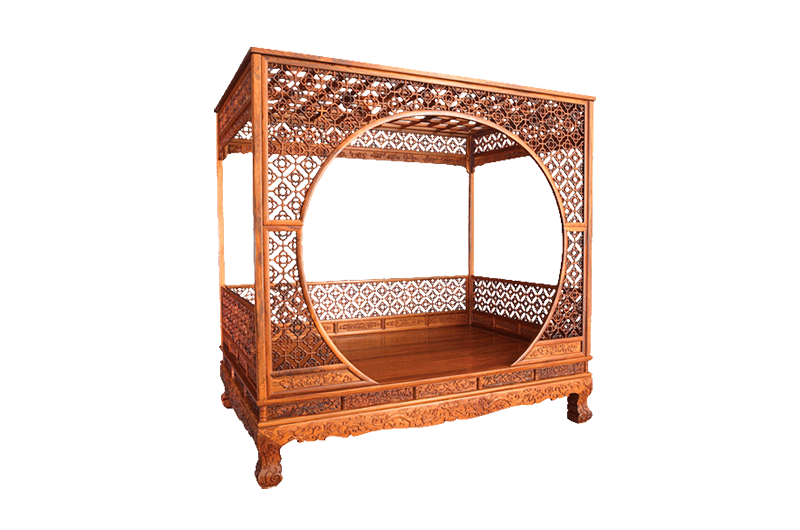 月洞式門罩架子床