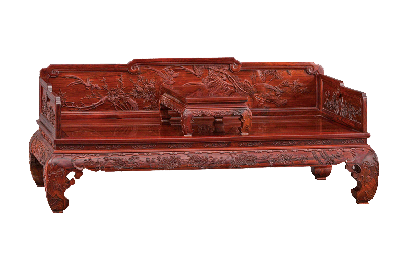 花鳥紋羅漢床
